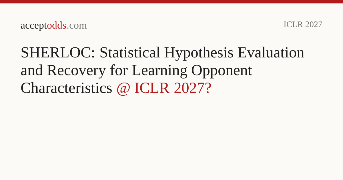 SHERLOC: Statistical Hypothesis Evaluation and Recovery for Learning ...